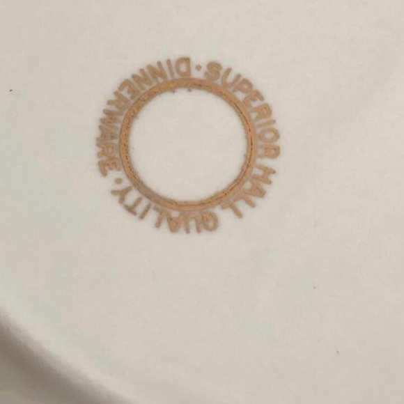 Vintage Superior Hall Quality Heather Rose 9” Dinner Plates - Picture 5 of 5